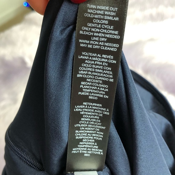 WHBM PERFECT FORM BLUE SKIRT - Picture 8 of 8